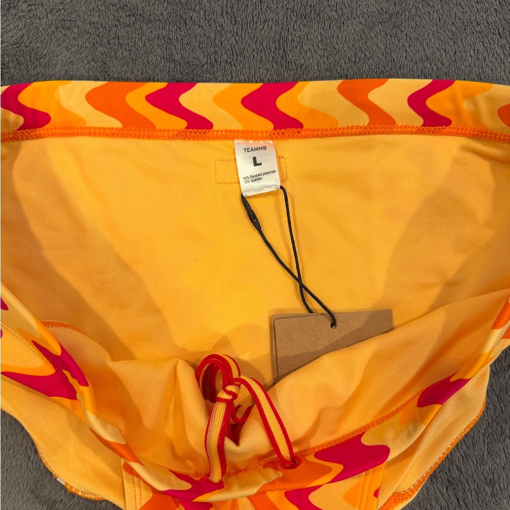 TEAMM8 Resort Wide Cut Swim Brief - Red Mirage - Picture 3 of 8